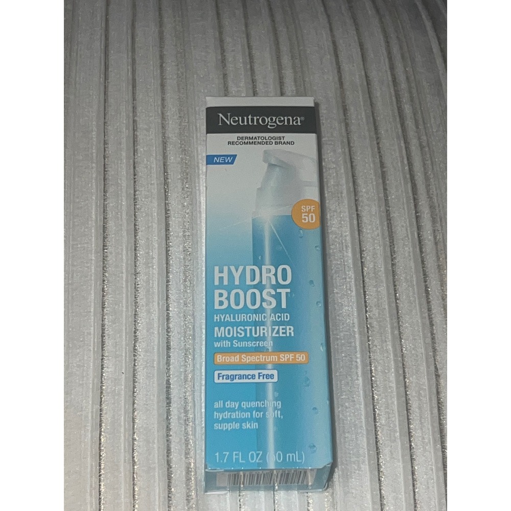 Neutrogena Hydro Boost Hyaluronic Acid Moisturizer SPF 50 Fragrance Free 1.7oz